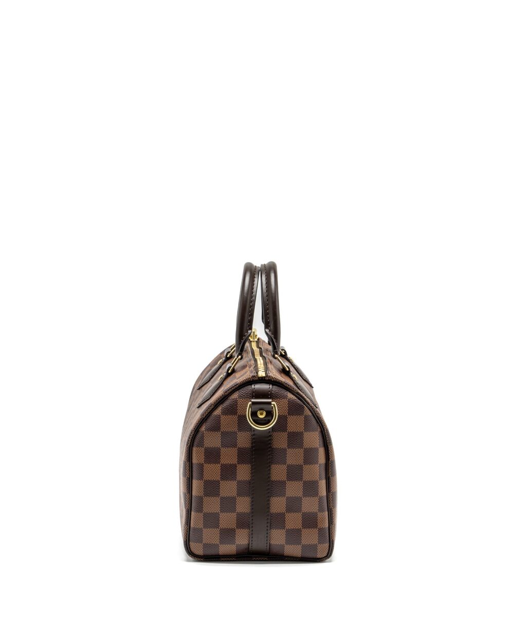 AAA Replica Louis Vuitton LV SPEEDY BANDOULIERE 25 DAMIER EBENE GHW