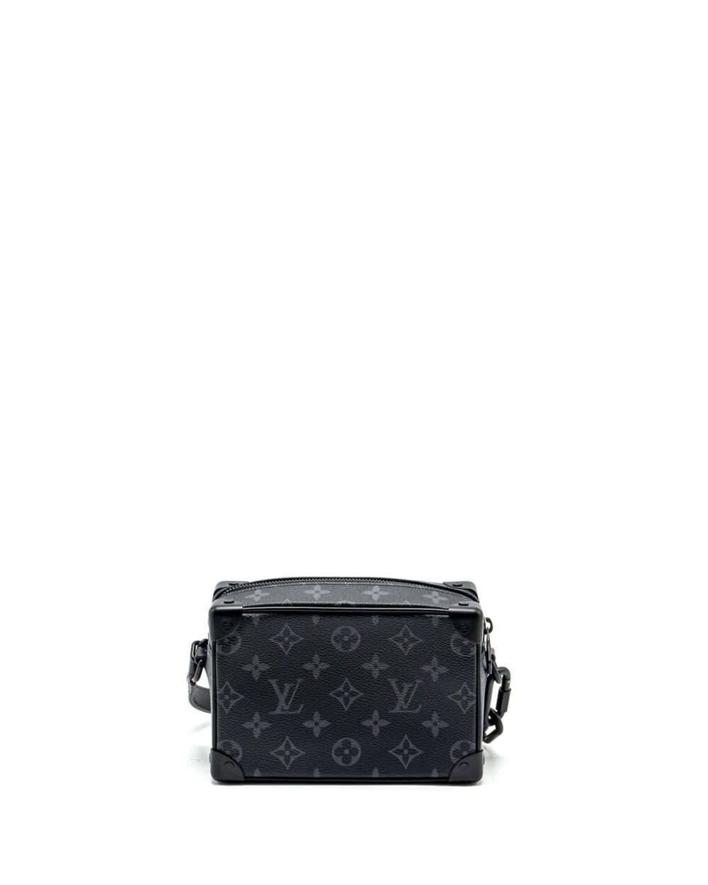 AAA Replica Louis Vuitton LV MINI SOFT TRUNK MONOGRAM ECLIPSE CANVAS BLACK HARDWARE