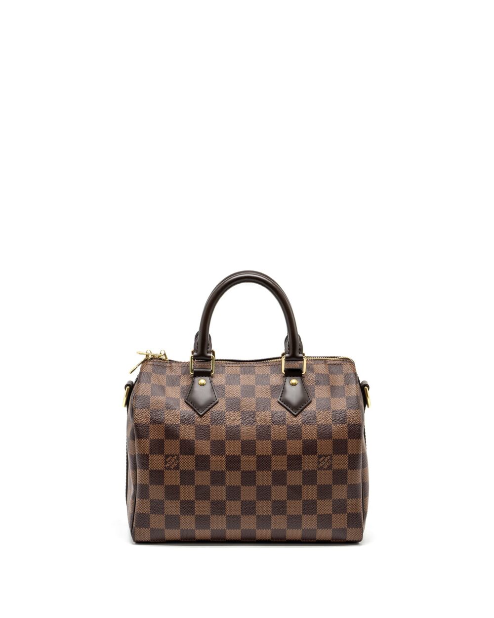 AAA Replica Louis Vuitton LV SPEEDY BANDOULIERE 25 DAMIER EBENE GHW