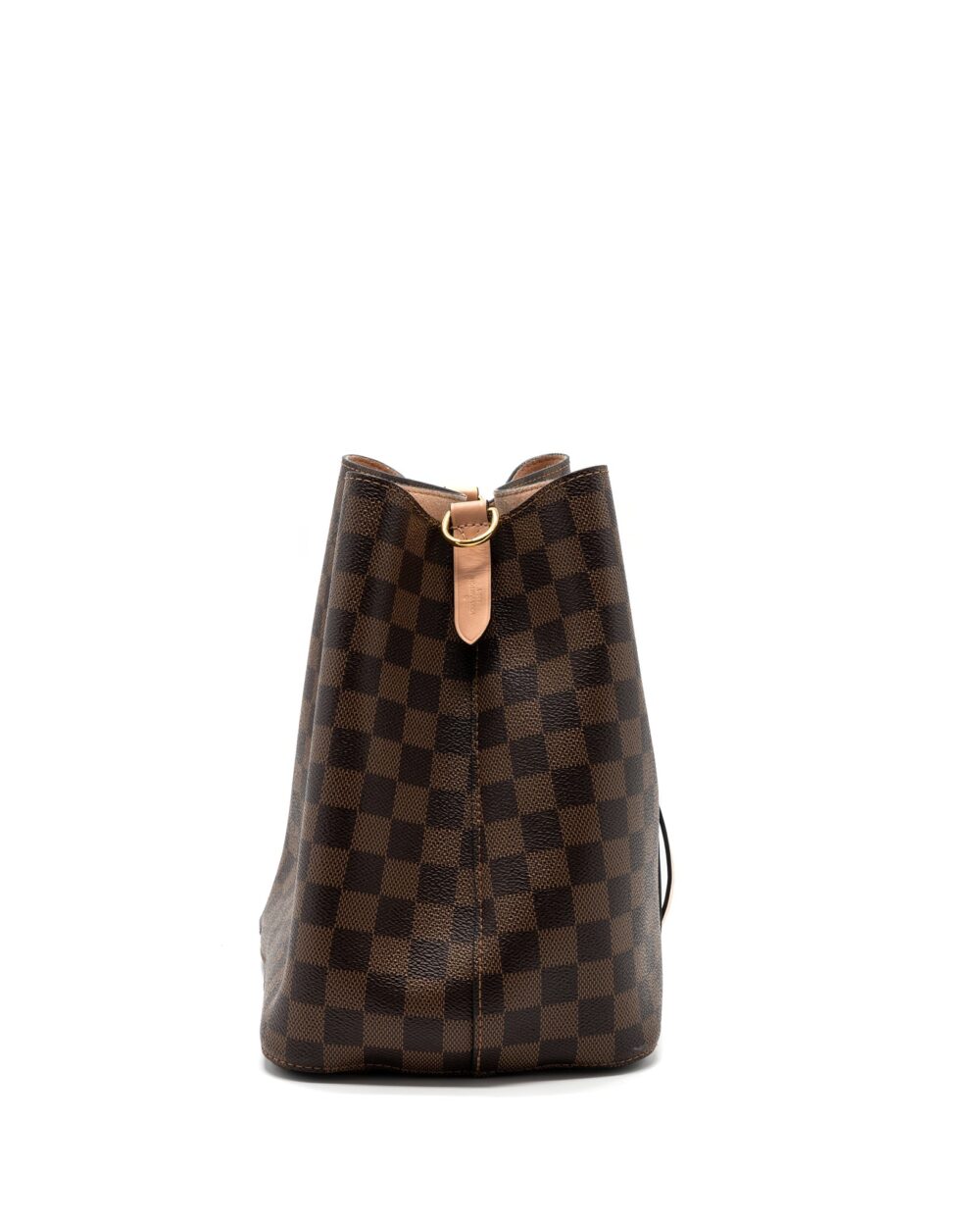 AAA Replica Louis Vuitton LV NEONOE MM DAMIER EBENE CANVAS LIGHT PINK GHW