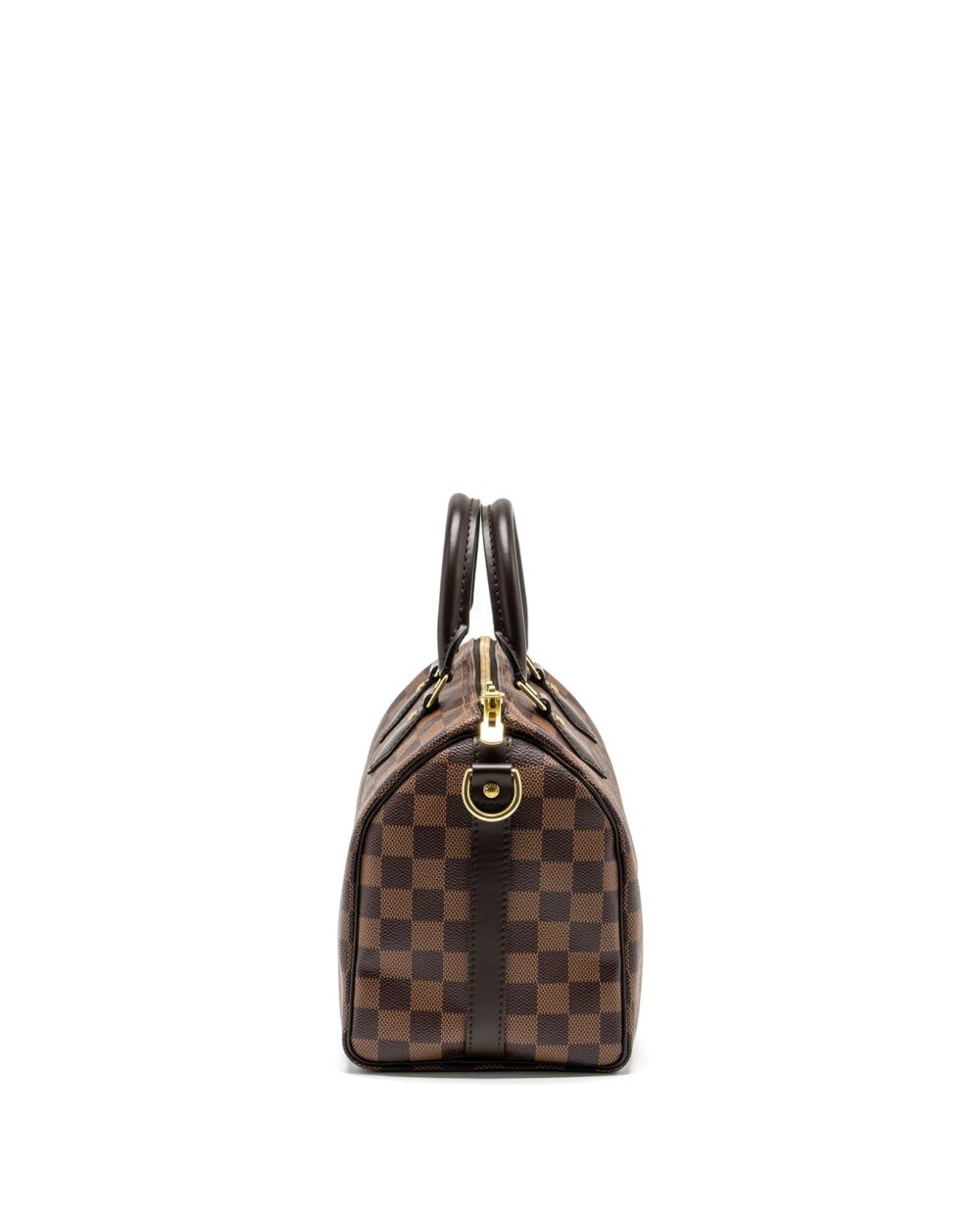 AAA Replica Louis Vuitton LV SPEEDY BANDOULIERE 25 DAMIER EBENE GHW