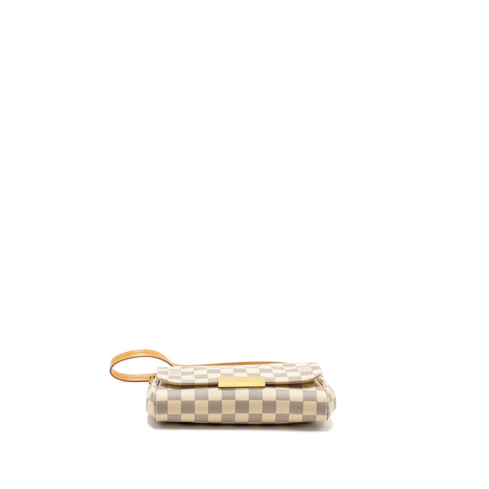 AAA Replica Louis Vuitton LV FAVORITE PM DAMIER AZUR CANVAS GHW