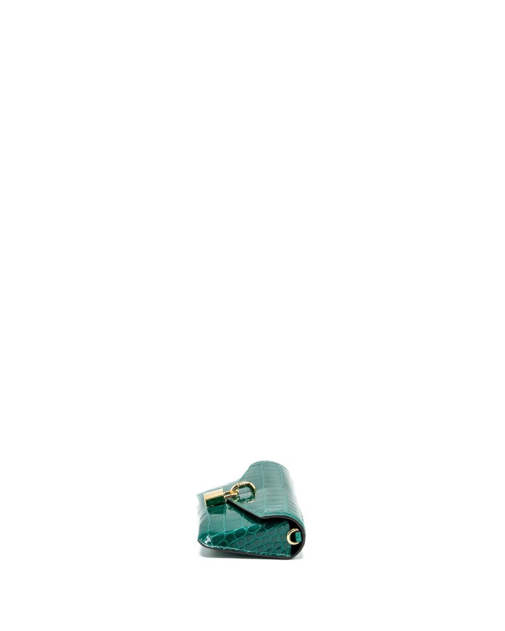 AAA Replica Louis Vuitton LV PADLOCK ON STRAP CROCODILE BRILLANT GREEN GHW