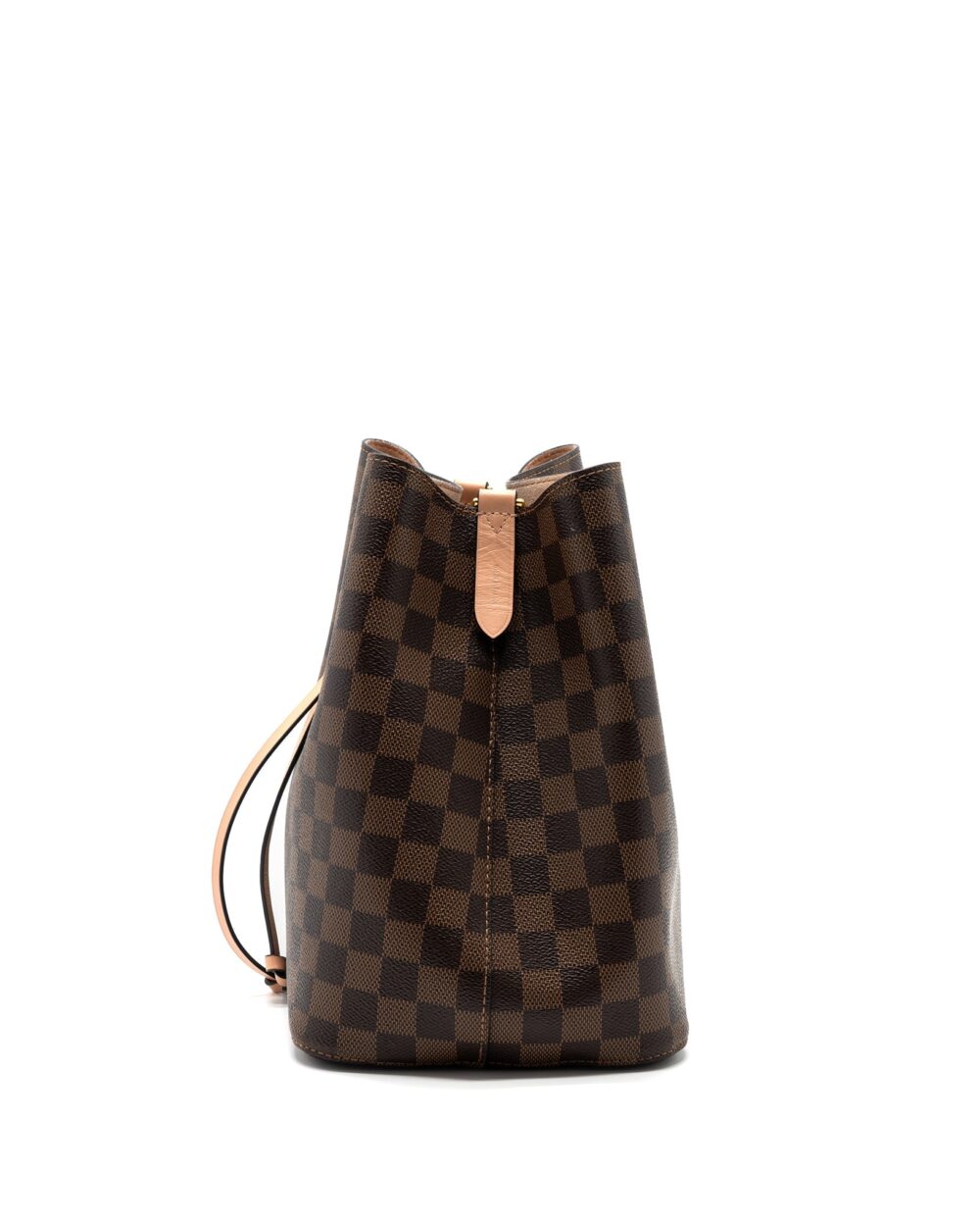 AAA Replica Louis Vuitton LV NEONOE MM DAMIER EBENE CANVAS LIGHT PINK GHW