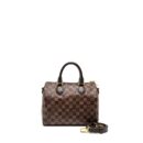 AAA Replica Louis Vuitton LV SPEEDY BANDOULIERE 25 DAMIER EBENE GHW