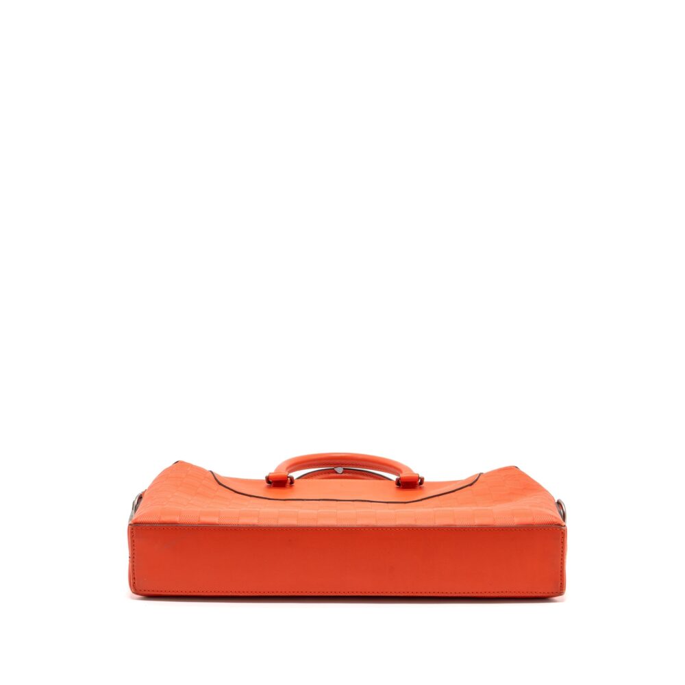 AAA Replica Louis Vuitton LV PORTE-DOCUMENTS JOUR DAMIER INFINI ORANGE SHW