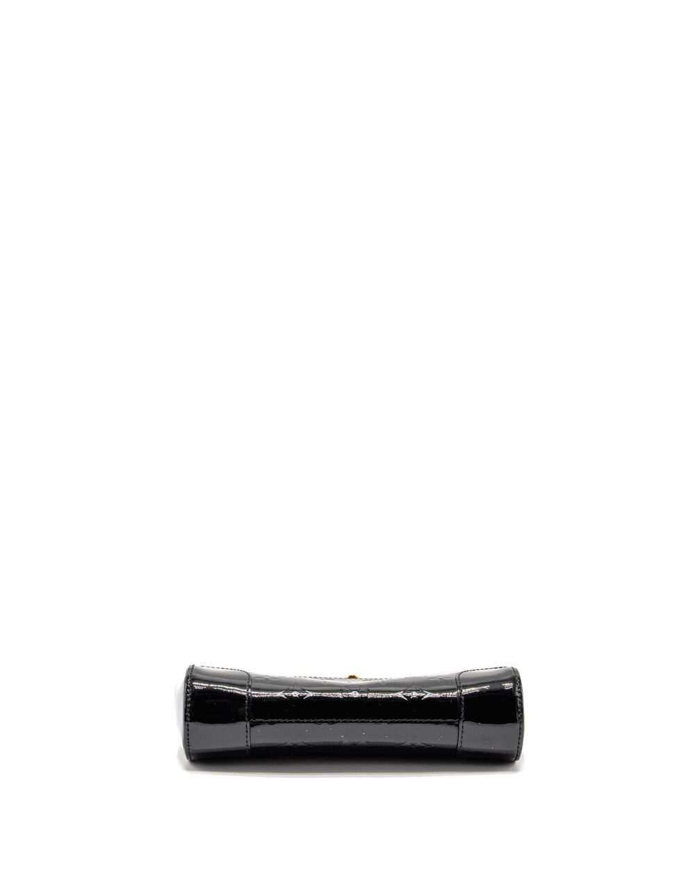 AAA Replica Louis Vuitton LV VERNIS SANTA MONICA CLUTCH PATENT BLACK GHW