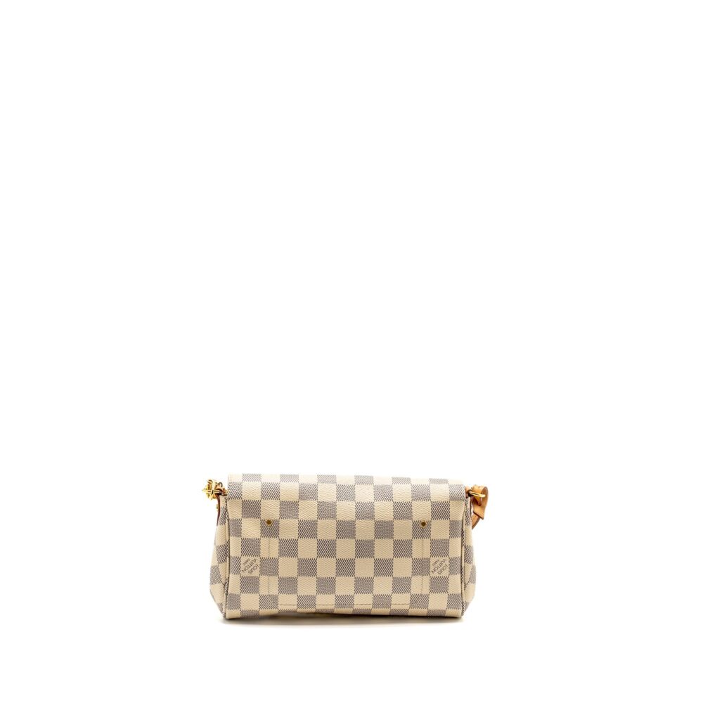 AAA Replica Louis Vuitton LV FAVORITE PM DAMIER AZUR CANVAS GHW