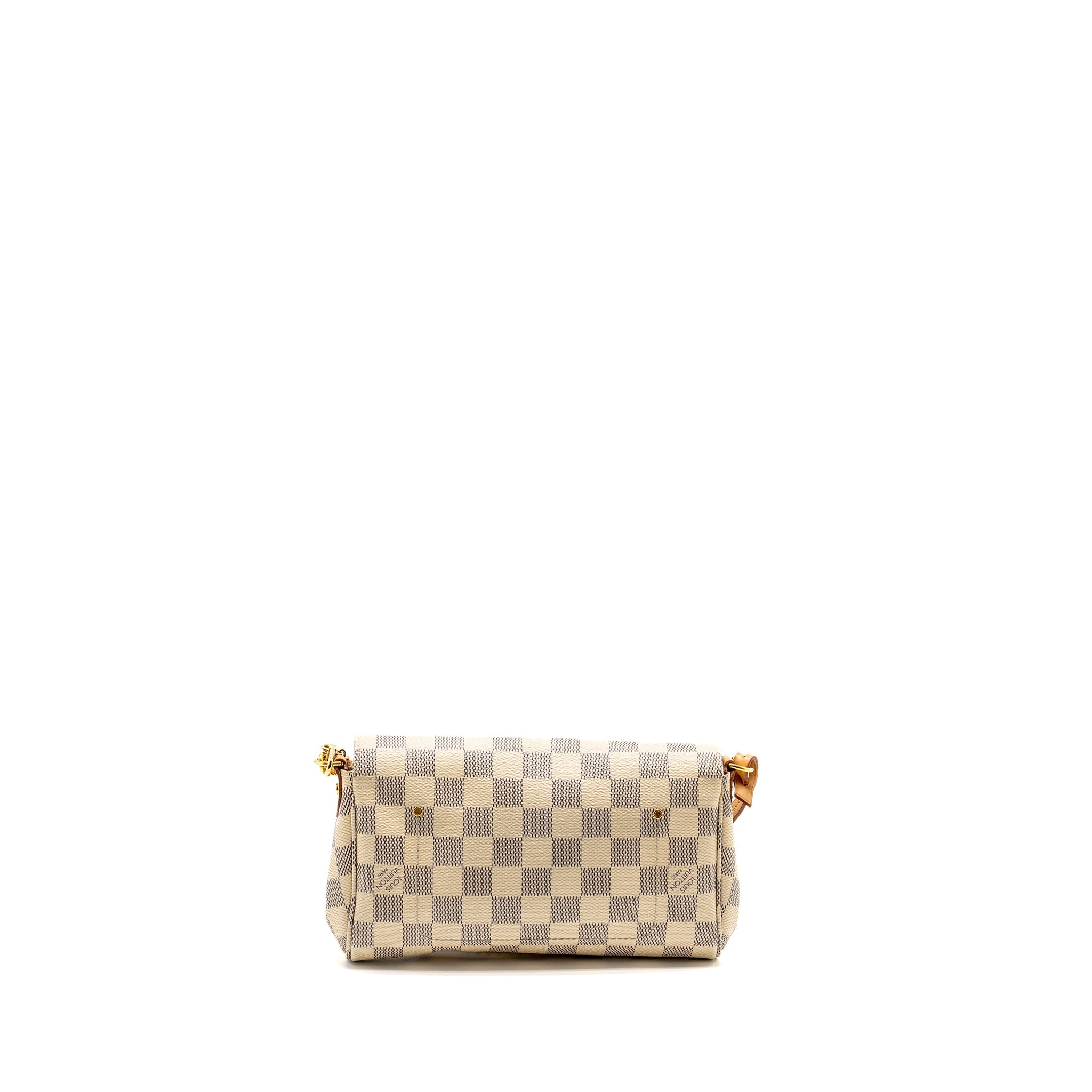 AAA Replica Louis Vuitton LV FAVORITE PM DAMIER AZUR CANVAS GHW