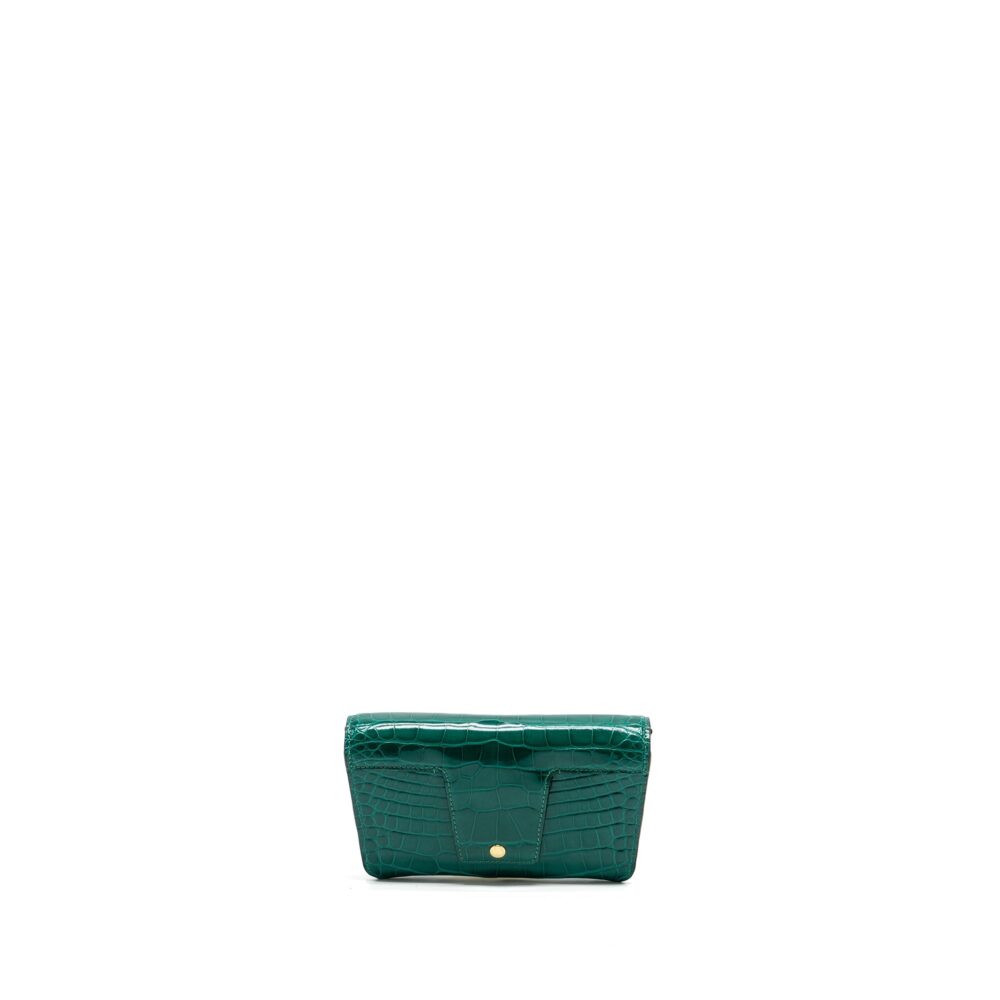 AAA Replica Louis Vuitton LV PADLOCK ON STRAP CROCODILE BRILLANT GREEN GHW