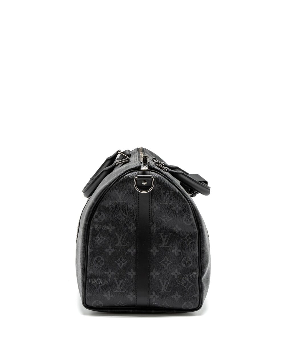 AAA Replica Louis Vuitton LV Keepall Bandoulière 45 Monogram Eclipse Canvas SHW
