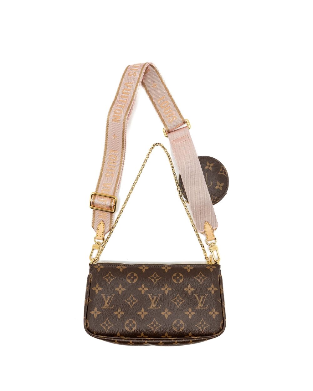 AAA Replica Louis Vuitton LV MULTI POCHETTE ACCESSOIRES MONOGRAM CANVAS GHW