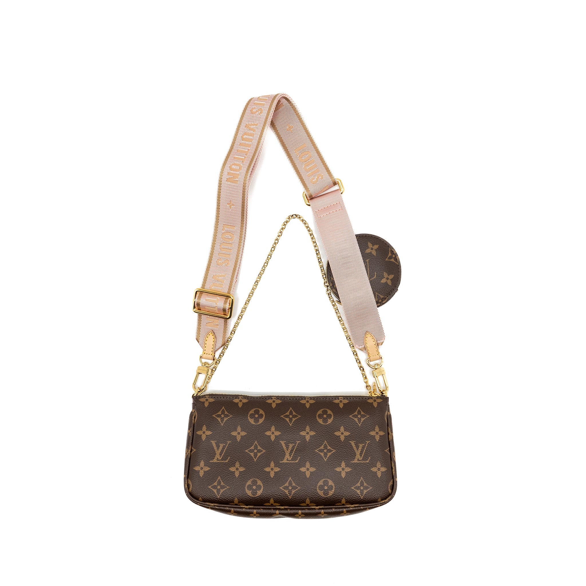 AAA Replica Louis Vuitton LV MULTI POCHETTE ACCESSOIRES MONOGRAM CANVAS GHW