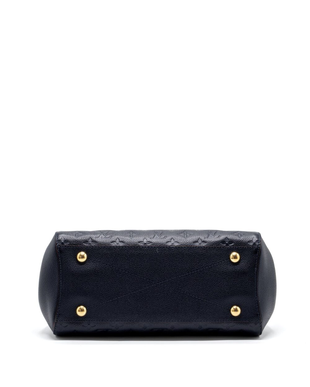 AAA Replica Louis Vuitton LV MONTAIGNE MM MONOGRAM EMPREINTE NAVY GHW