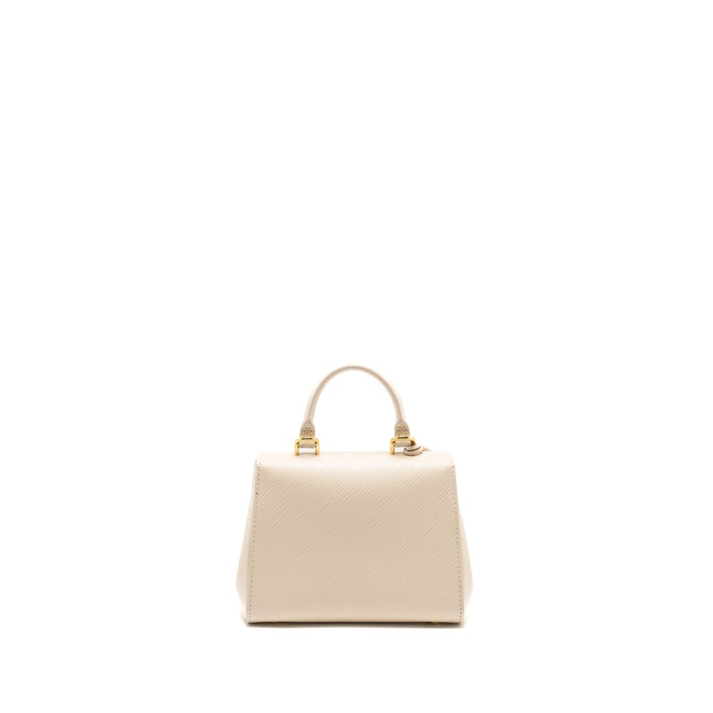 AAA Replica Louis Vuitton LV CLUNNY MINI EPI CREAM WHITE/MULTICOLOUR STRAP SHW