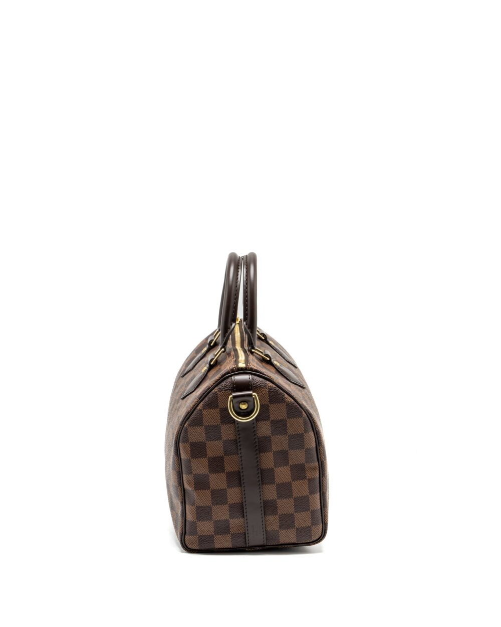 AAA Replica Louis Vuitton LV SPEEDY BANDOULIERE 25 DAMIER EBENE GHW