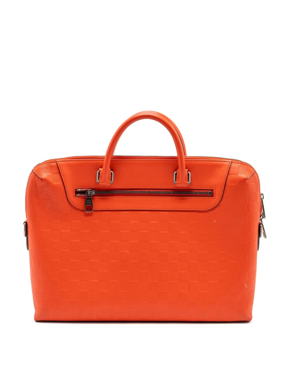 AAA Replica Louis Vuitton LV PORTE-DOCUMENTS JOUR DAMIER INFINI ORANGE SHW