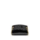 AAA Replica Louis Vuitton LV VERNIS SANTA MONICA CLUTCH PATENT BLACK GHW