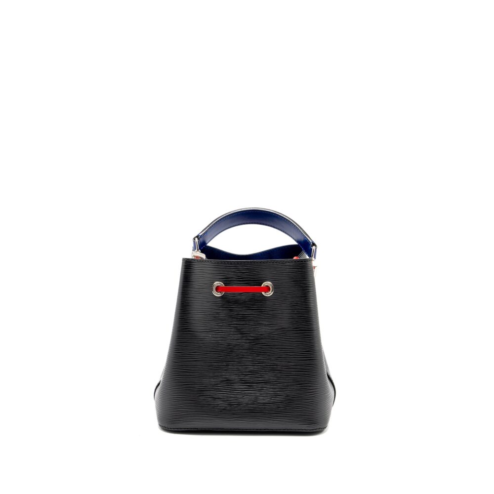 AAA Replica Louis Vuitton LV NEO NOE BB EPI LEATHER BLACK/SAFFRON/MULTICOLOUR SHW