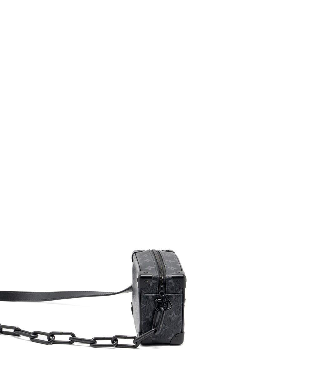 AAA Replica Louis Vuitton LV MINI SOFT TRUNK MONOGRAM ECLIPSE BLACK HARDWARE