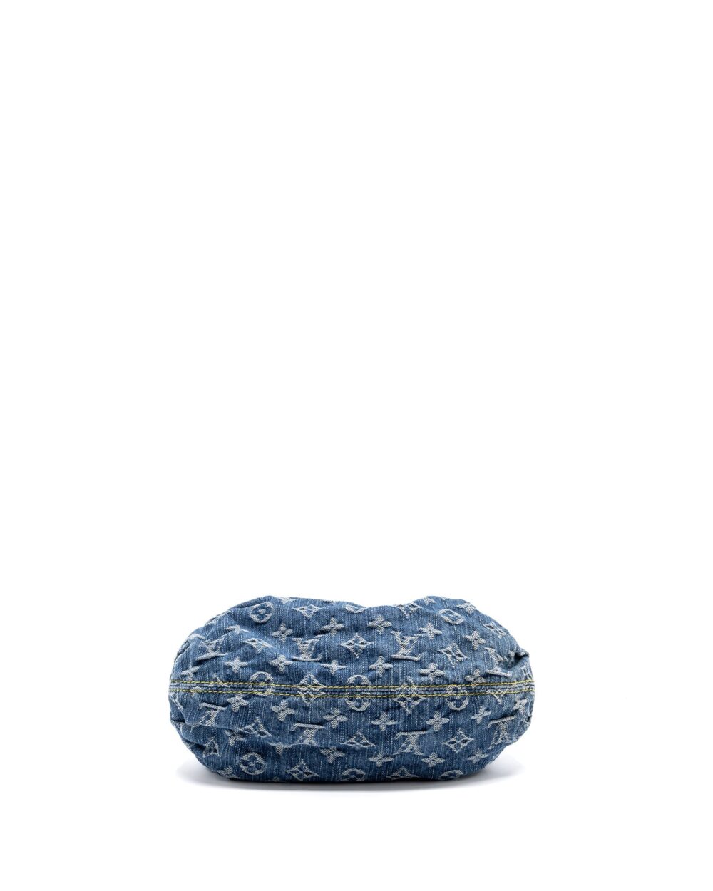 AAA Replica Louis Vuitton LV VINTAGE MINI HANDLE BAG DENIM BLUE GHW