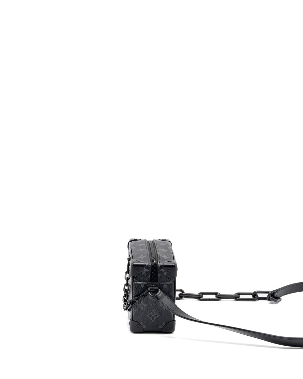 AAA Replica Louis Vuitton LV MINI SOFT TRUNK MONOGRAM ECLIPSE BLACK HARDWARE