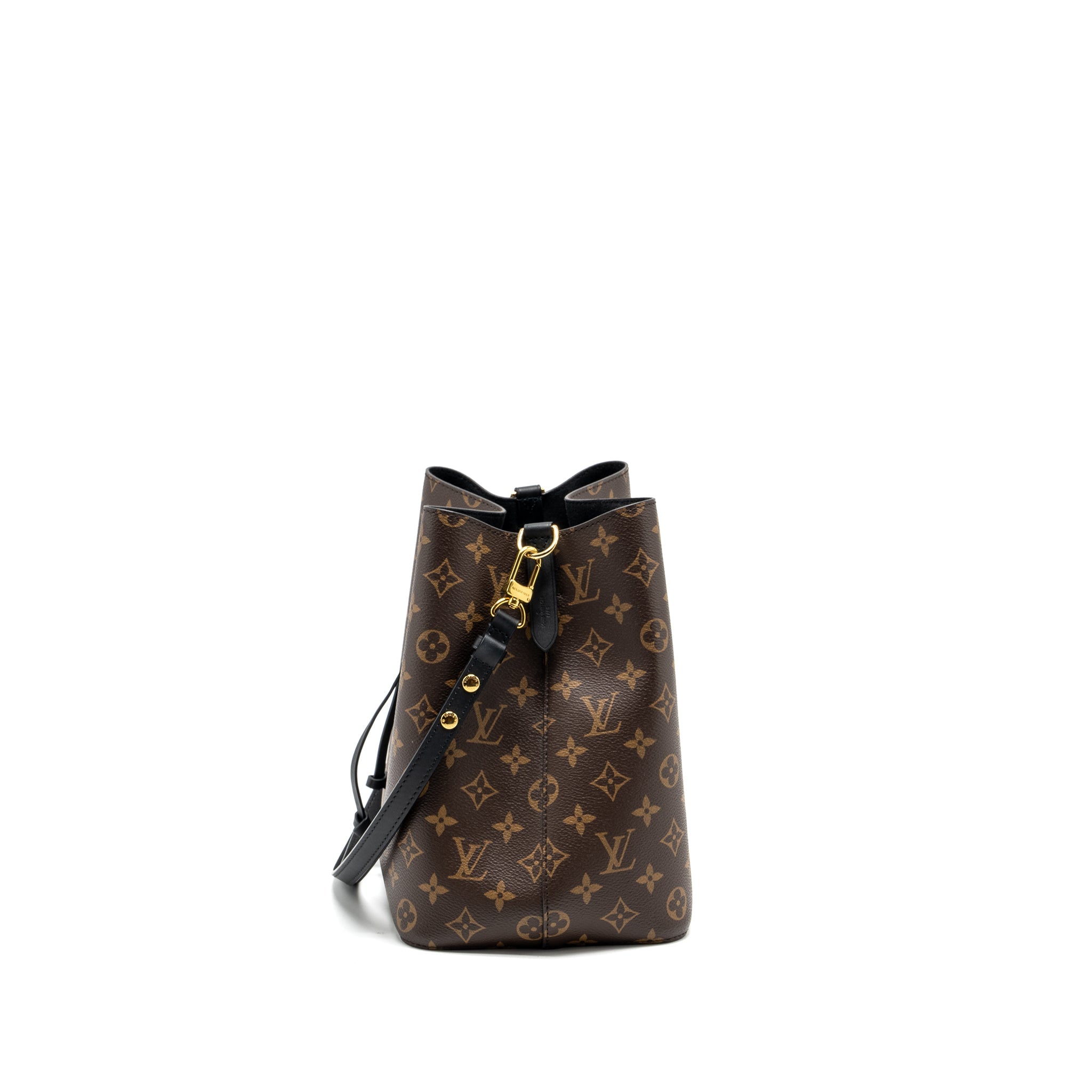 AAA Replica Louis Vuitton LV NEONOE MONOGRAM CANVAS BLACK GHW