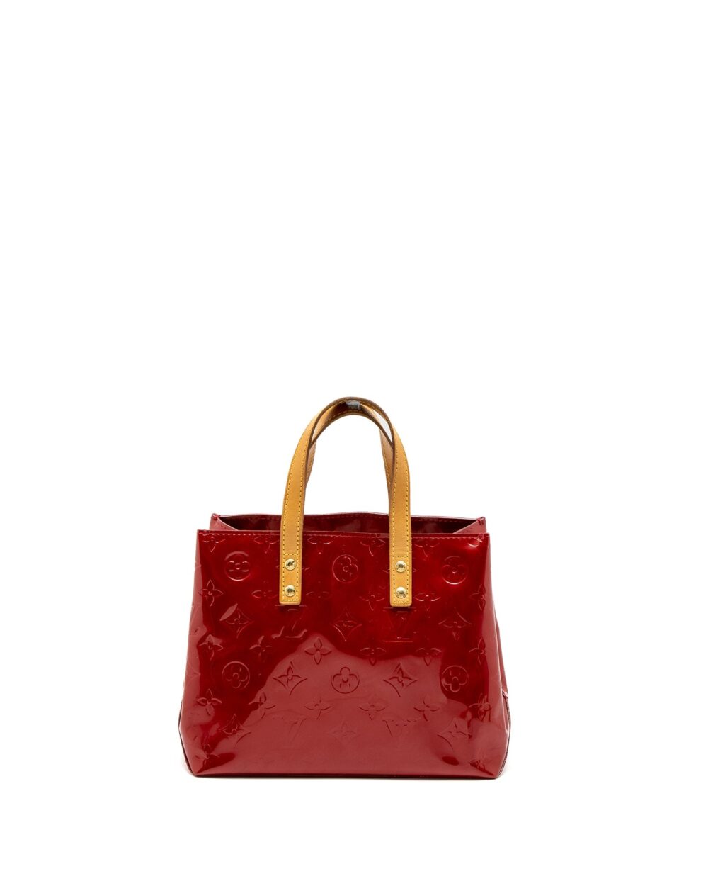 AAA Replica Louis Vuitton LV VERNICE CATALINA BB TOTE BAG PATENT RED GHW