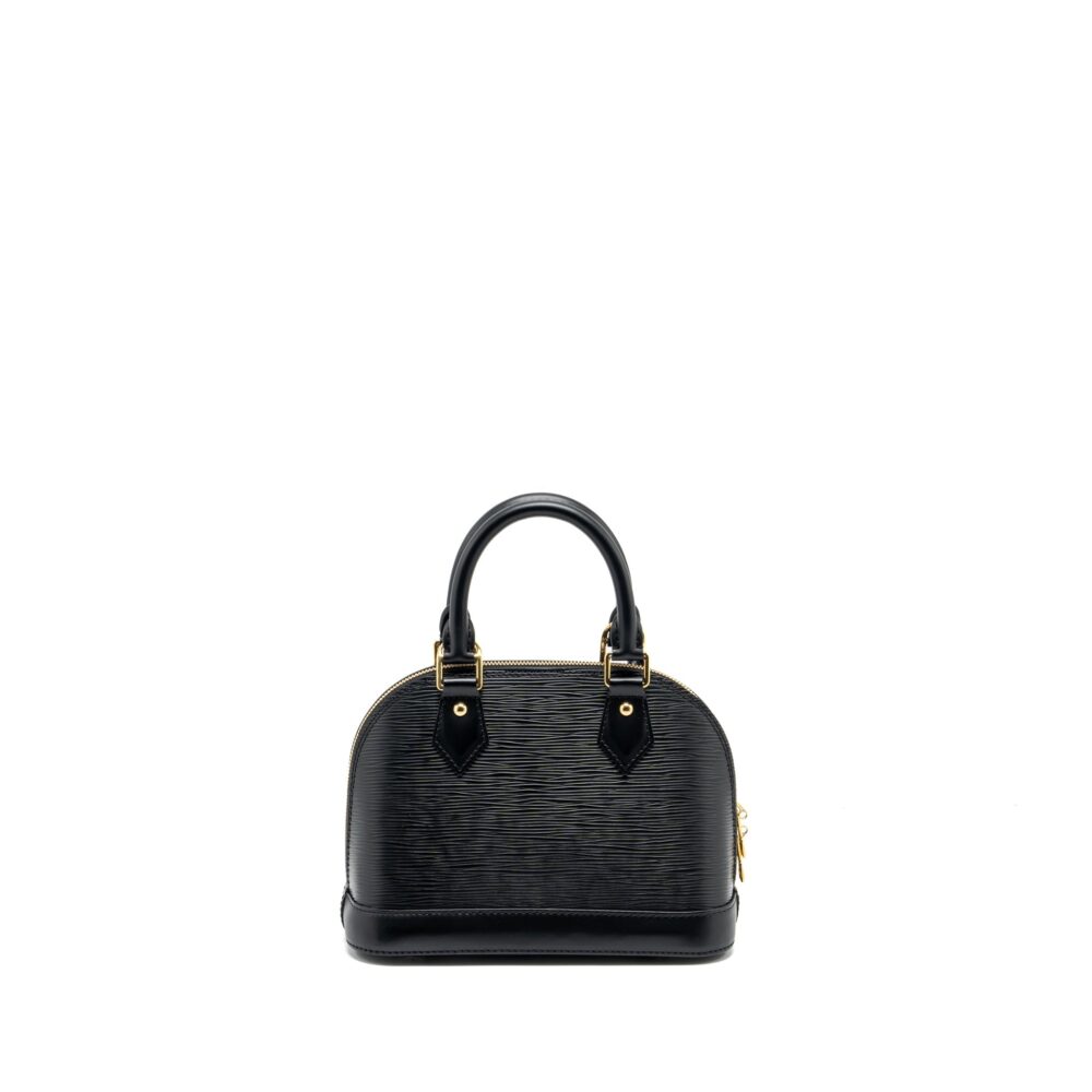 AAA Replica Louis Vuitton LV ALMA BB BLOOMING FLOWERS LIMITED EDITION EPI BLACK/MULTICOLOUR GHW