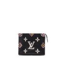 AAA Replica Louis Vuitton LV WILD AT HEART TOILETRY POCHETTE CANVAS BLACK / WHITE/ PINK GHW
