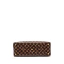 AAA Replica Louis Vuitton LV RIVERSIDE TOTE BAG DAMIER EBENE CANVAS RED/BROWN GHW