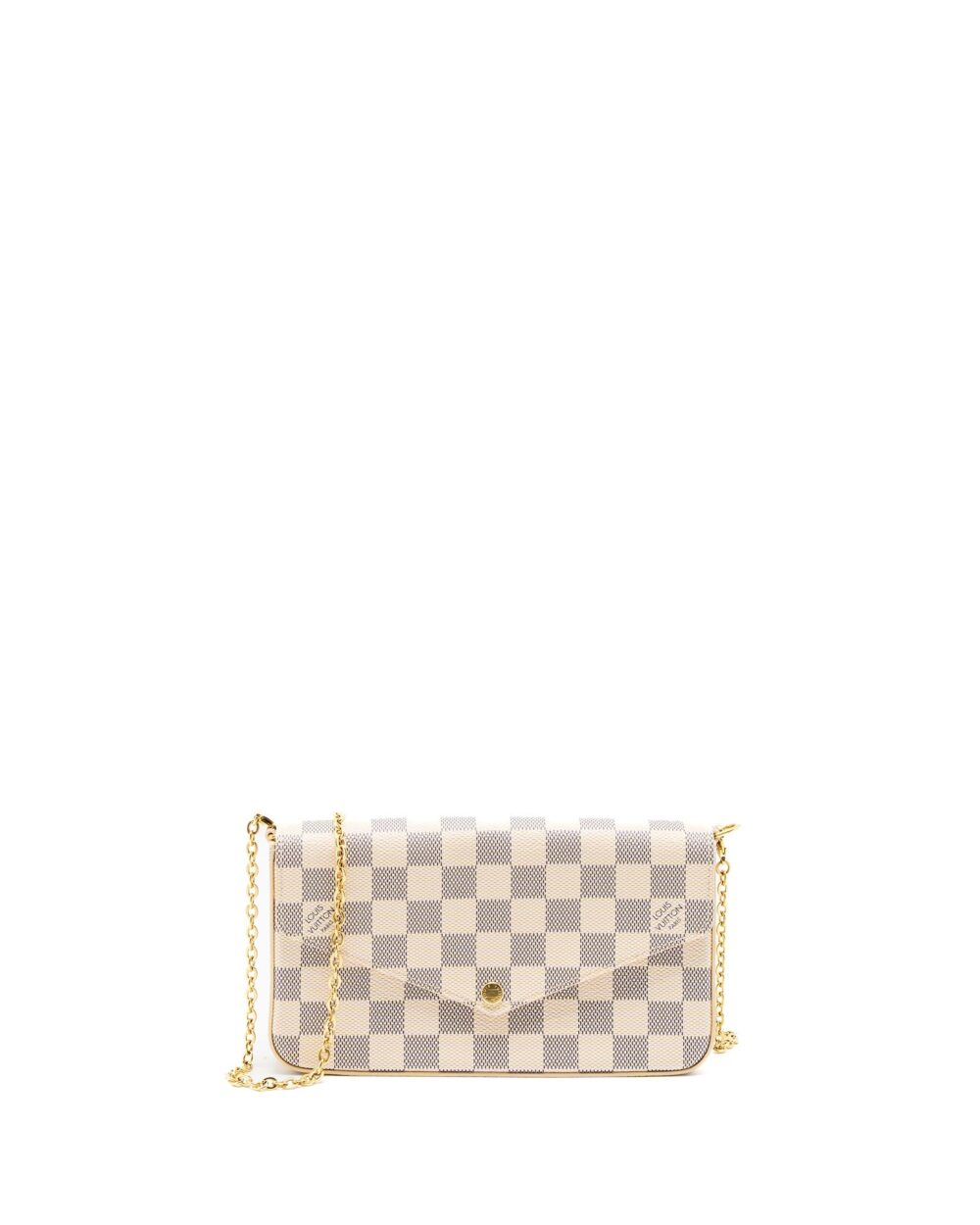 AAA Replica Louis Vuitton LV FELICIE POCHETTE DAMIER AZUR CANVAS GHW