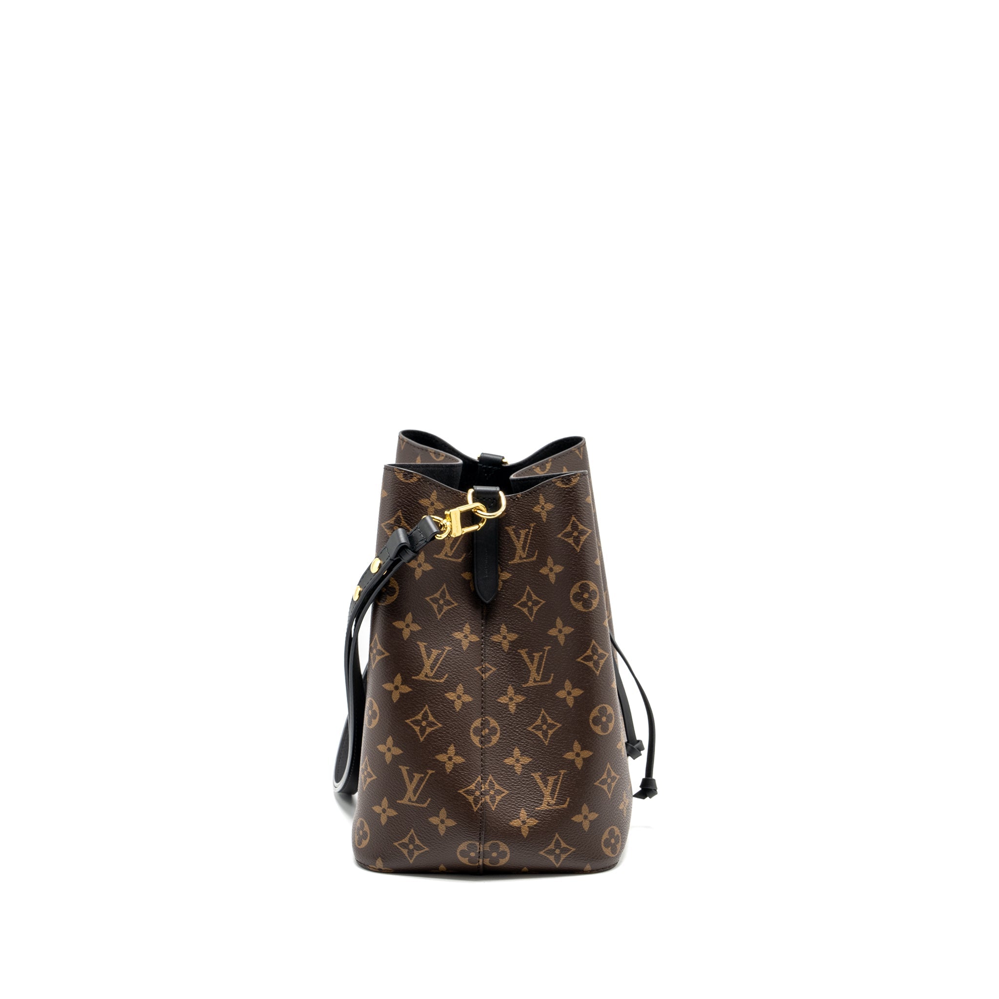 AAA Replica Louis Vuitton LV NEONOE MONOGRAM CANVAS BLACK GHW