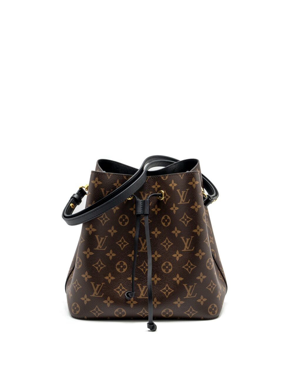 AAA Replica Louis Vuitton LV NEONOE MONOGRAM CANVAS BLACK GHW