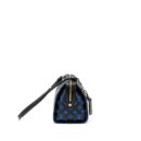AAA Replica Louis Vuitton LV SPEEDY AMAZON COLOURED MONOGRAM CANVAS BLUE/BLACK GHW