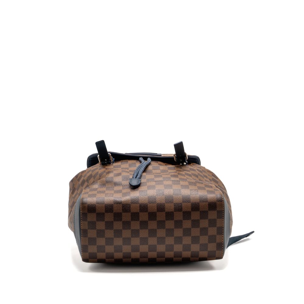 AAA Replica Louis Vuitton LV RUNNER BACKPACK DAMIER EBENE CANVAS/LEATHER SHW