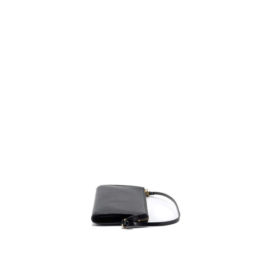 AAA Replica Louis Vuitton LV POCHETTE ACCESSORIES EPI LEATHER BLACK SHW