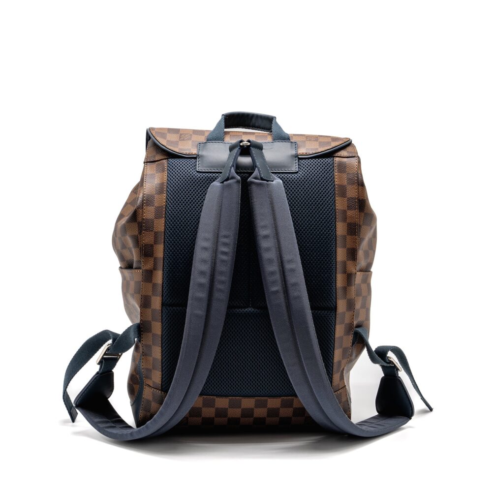 AAA Replica Louis Vuitton LV RUNNER BACKPACK DAMIER EBENE CANVAS/LEATHER SHW