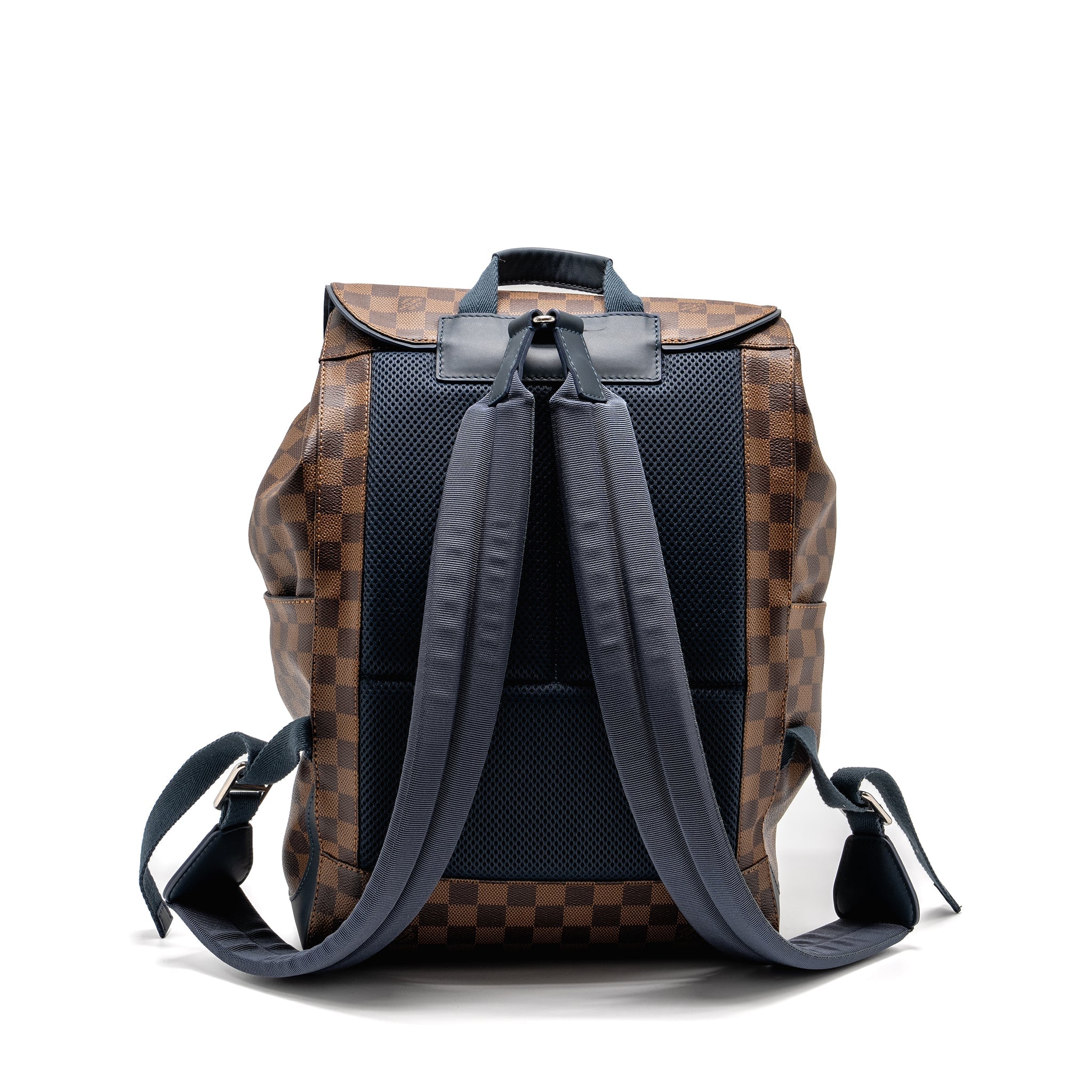 AAA Replica Louis Vuitton LV RUNNER BACKPACK DAMIER EBENE CANVAS/LEATHER SHW