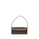 AAA Replica Louis Vuitton LV VINTAGE FLAP SHOULDER BAG DAMIER EBENE GHW