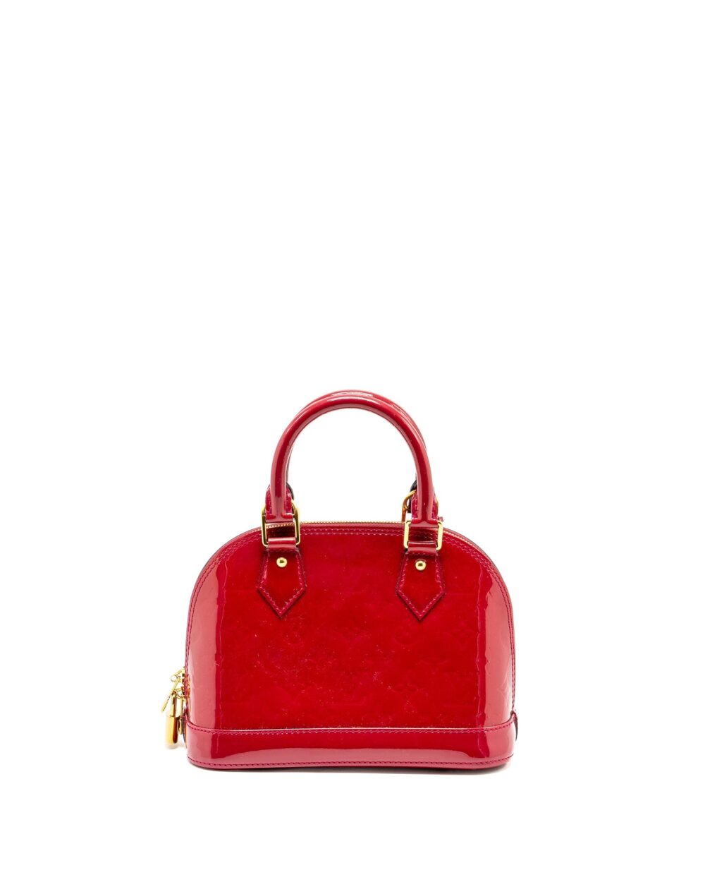 AAA Replica Louis Vuitton LV ALMA BB PATENT RED GHW