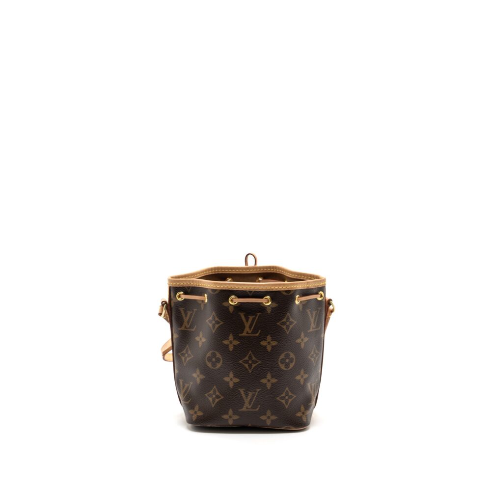 AAA Replica Louis Vuitton LV NANO NOE MONOGRAM CANVAS GHW