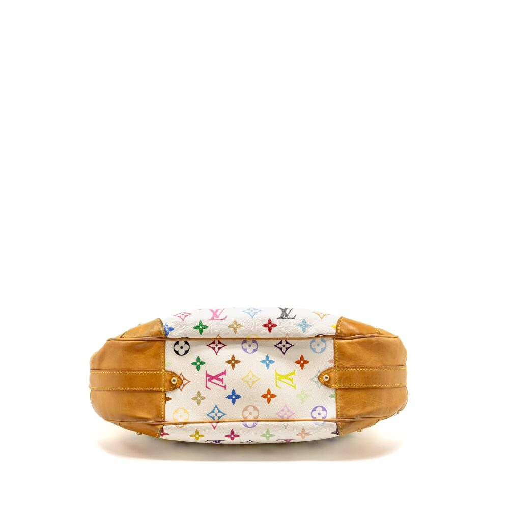 AAA Replica Louis Vuitton LV MURAKAMI GRETA BAG MONOGRAM CANVAS WHITE/MULTICOLOUR GHW