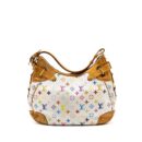 AAA Replica Louis Vuitton LV MURAKAMI GRETA BAG MONOGRAM CANVAS WHITE/MULTICOLOUR GHW
