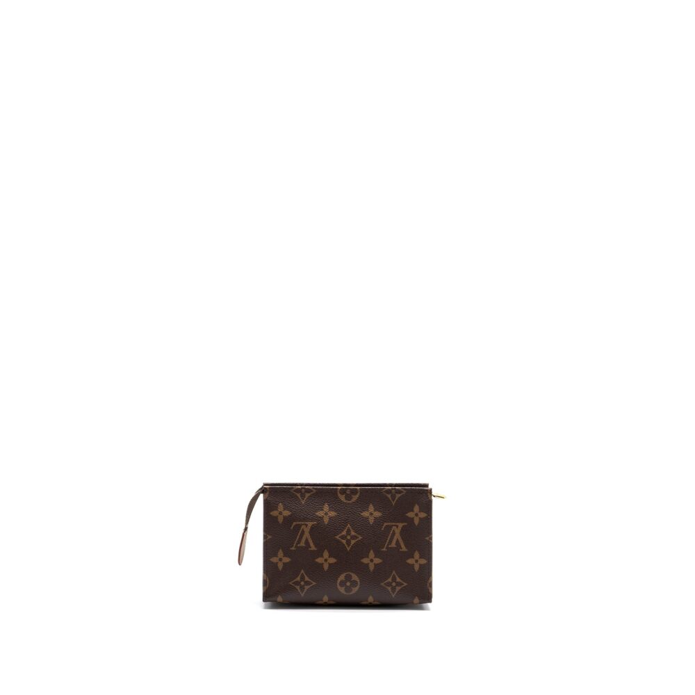 AAA Replica Louis Vuitton LV TOILETRY POUCH 15 MONOGRAM CANVAS GHW