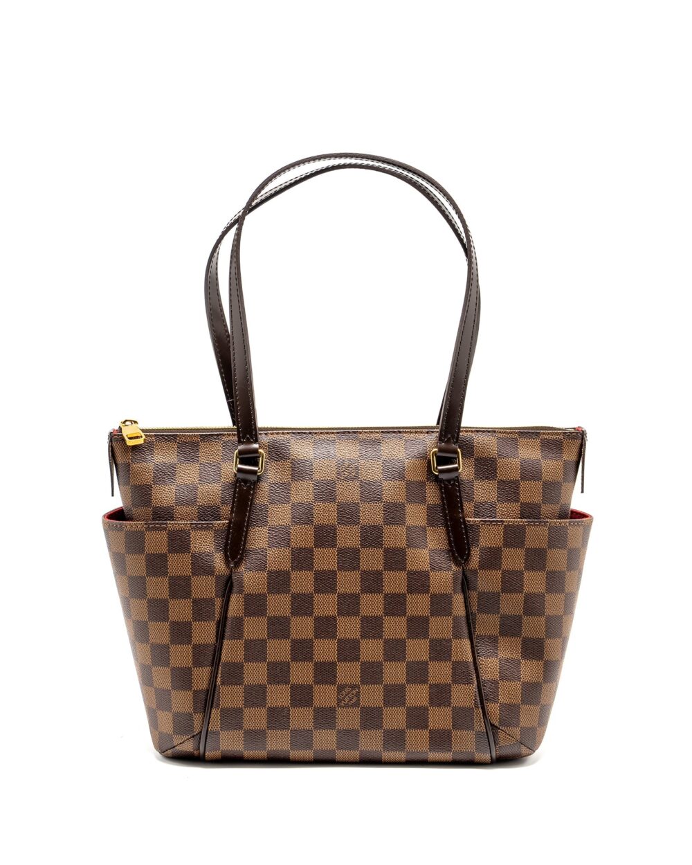 AAA Replica Louis Vuitton LV TOTALLY PM TOTE BAG DAMIER EBENE CANVAS GHW