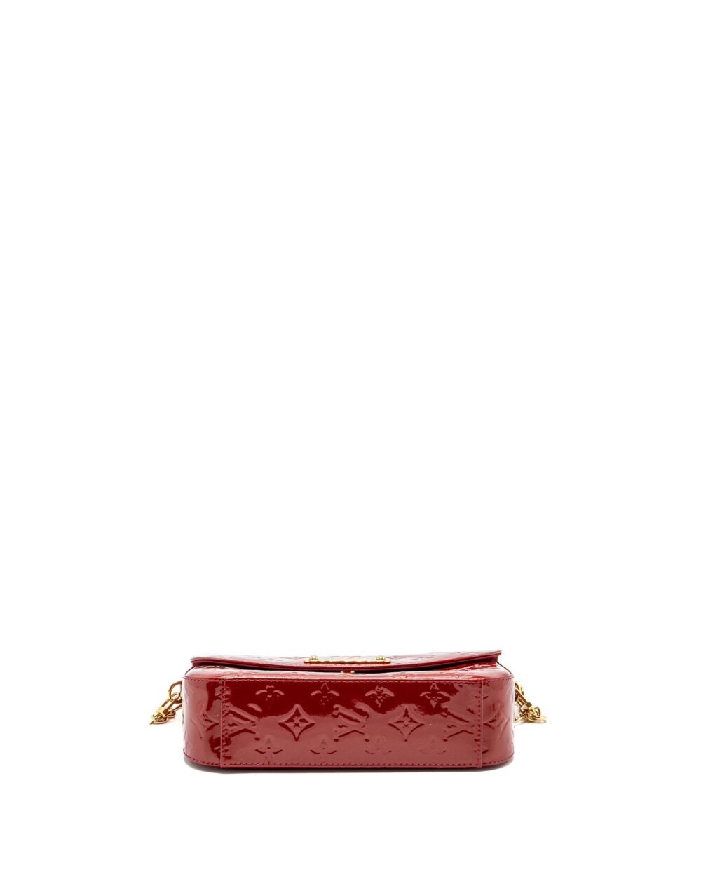 AAA Replica Louis Vuitton LV FLAP SHOULDER EVENING BAG PATENT LEATHER RED GHW