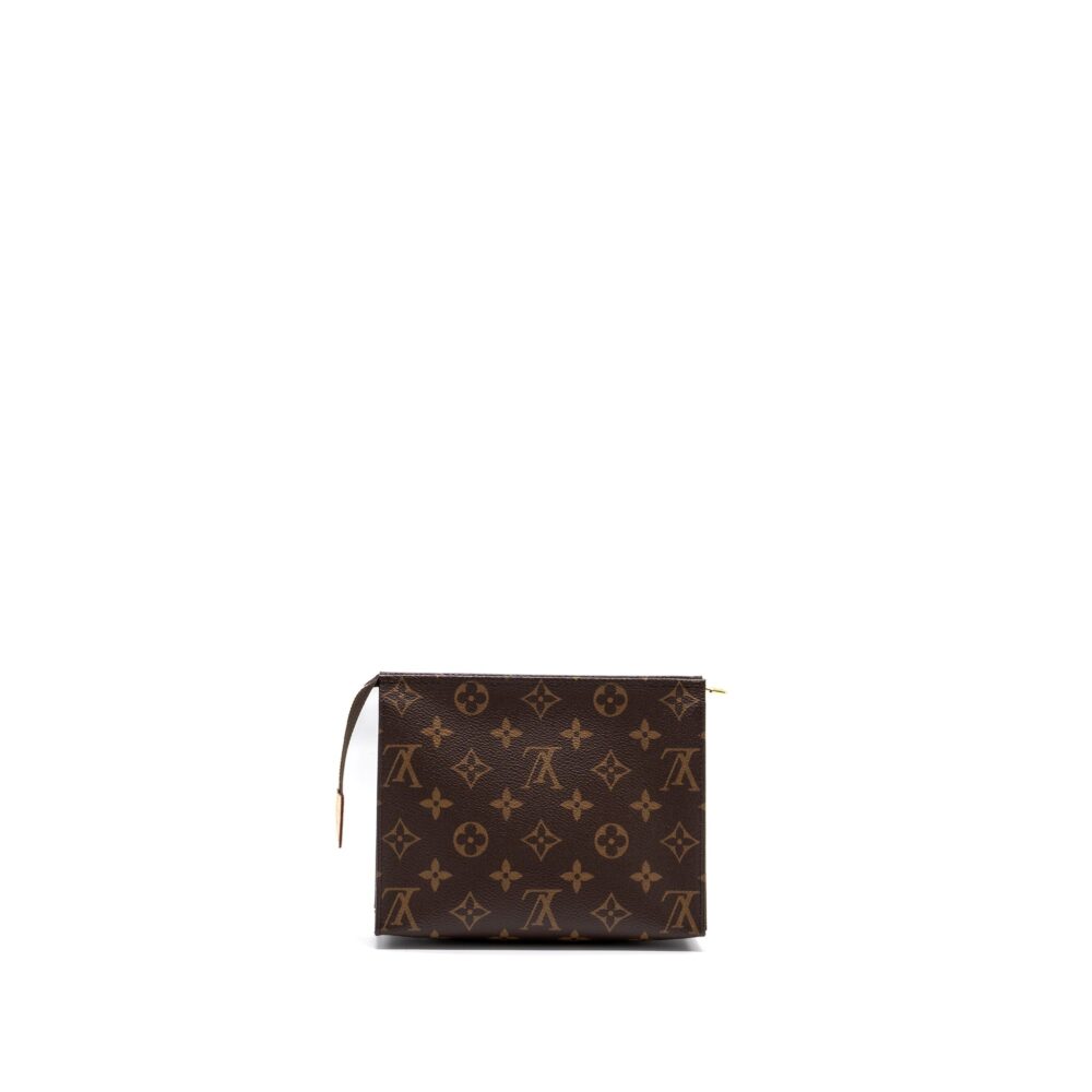 AAA Replica Louis Vuitton LV TOILETRY POUCH 19 MONOGRAM CANVAS GHW