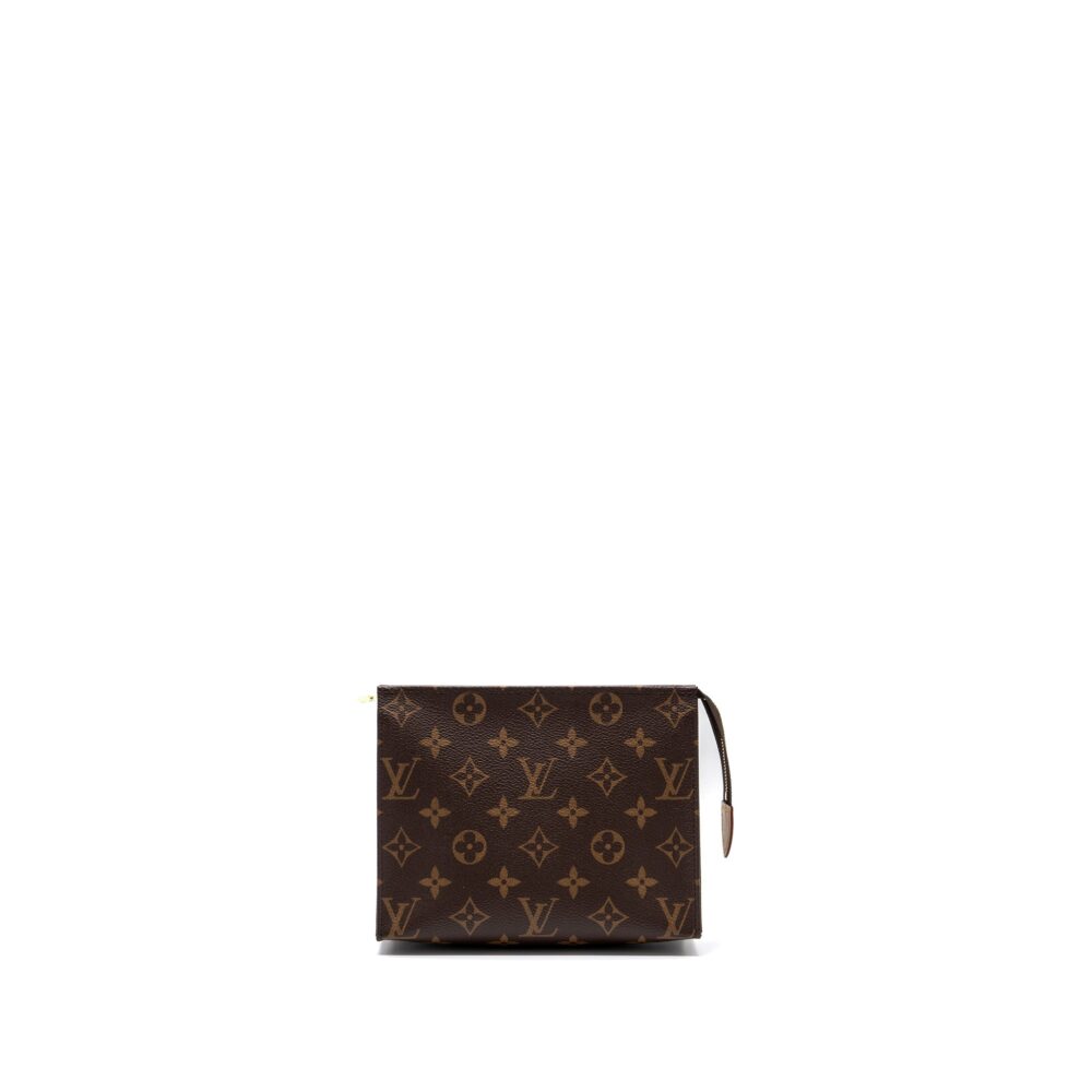 AAA Replica Louis Vuitton LV TOILETRY POUCH 19 MONOGRAM CANVAS GHW