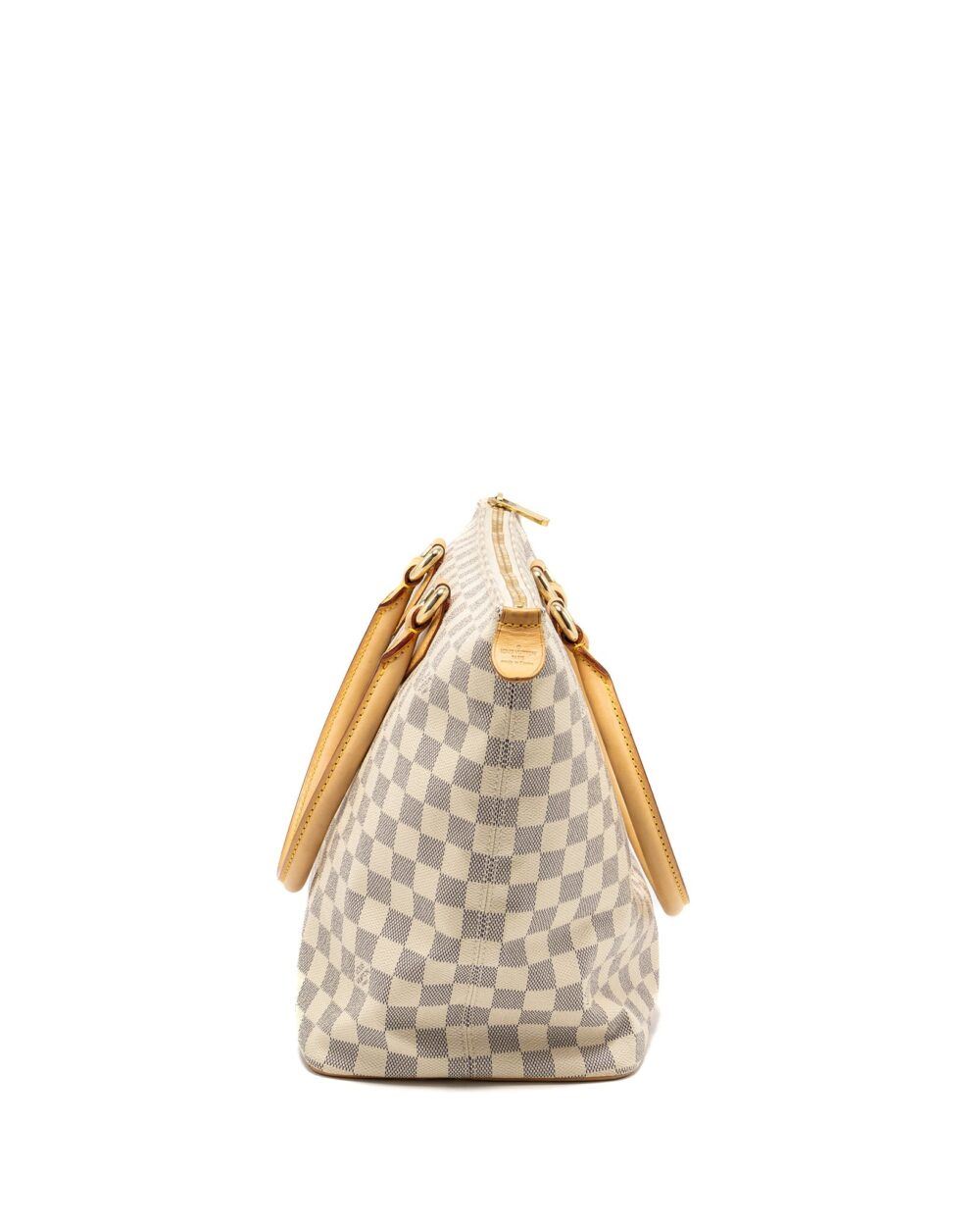 AAA Replica Louis Vuitton LV SALEYA MM DAMIER AZUR CANVAS GHW
